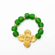 Load image into Gallery viewer, Green Glass with Andrea
