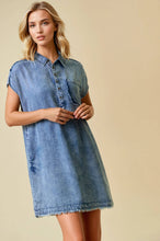 Load image into Gallery viewer, Easy Days Tencel Shirt Dress
