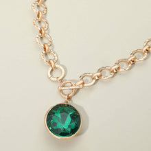Load image into Gallery viewer, Bold Oval Gemstone Necklace
