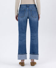 Load image into Gallery viewer, *HIGH RISE CUFFED ANKLE STRAIGHT JEANS
