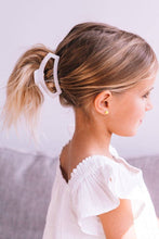 Load image into Gallery viewer, Open Coconut White Medium Hair Clip
