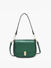 Load image into Gallery viewer, Grecia Metallic Crossbody – Shoulder Strap Bag | EH2569 : Indigo
