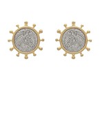 Load image into Gallery viewer, Horse Coin Earrings
