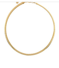 Load image into Gallery viewer, TEXTURED CHAIN CHOKER NECKLACE
