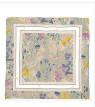 Load image into Gallery viewer, FLORAL SILKY BANDANA SCARF
