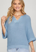 Load image into Gallery viewer, Half Sleeve V Neck Sweater
