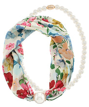 Load image into Gallery viewer, LAYERED 10MM PEARL SCARF NECKLACE
