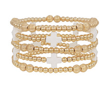 Load image into Gallery viewer, 5 SET COLOR CROSS BRACELET
