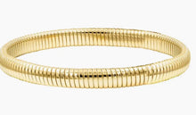 Load image into Gallery viewer, Gold-Plated 1/4" Rolling Bangle Bracelets
