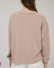 Load image into Gallery viewer, /Henley Long Sleeve Top
