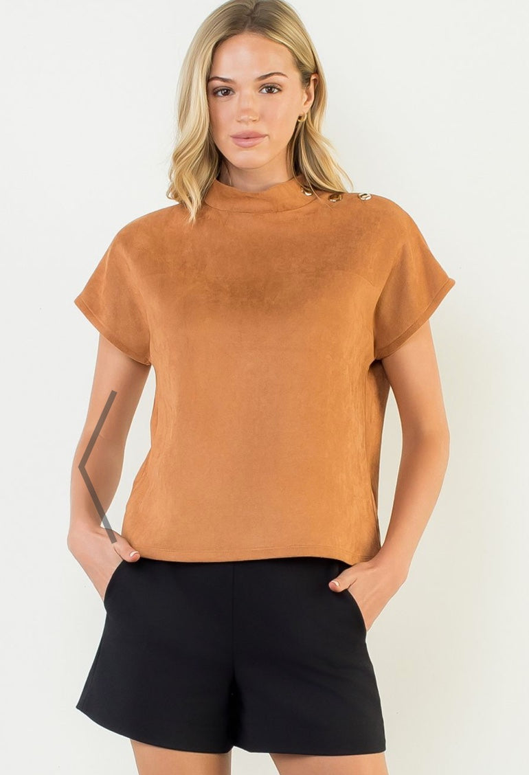 /THML Connie Suede Top
