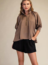 Load image into Gallery viewer, /Brittany  Puff Sleeve Blouse
