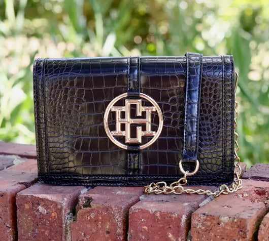 /Lori Circle Logo Handbag