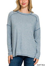 Load image into Gallery viewer, /Jennifer EXPOSED SEAM HI-LOW TOP
