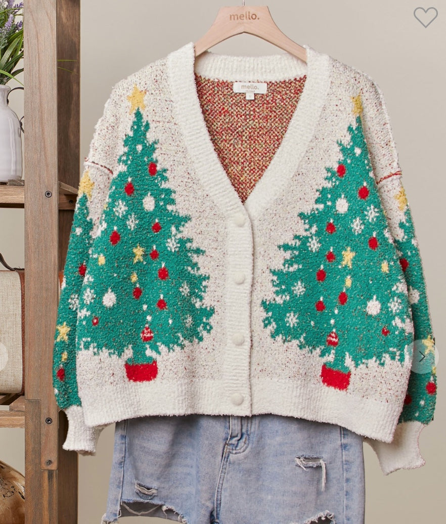 /Merry Pine  Cardigan