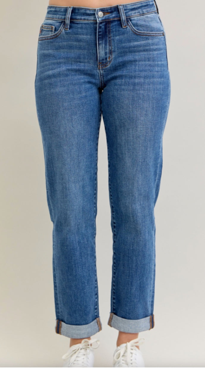 Classic Cuffed Jeans