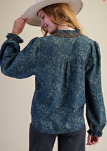 Load image into Gallery viewer, JACKIE DENIM BLOUSE
