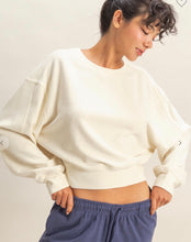 Load image into Gallery viewer, Soft Ribbed Relaxed Fit Sweatshirt
