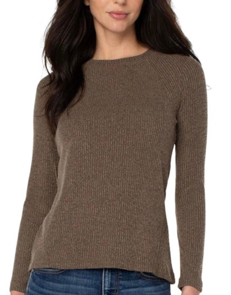 Long Sleeve Textured Top