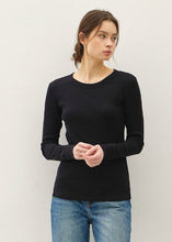 Load image into Gallery viewer, *Ribbed Cotton Round Neck Basic Top

