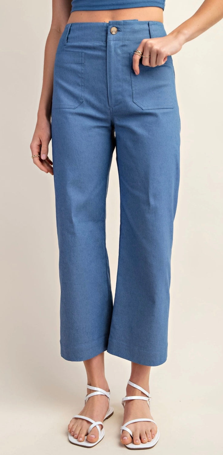 Ankle Cropped Summer Pants