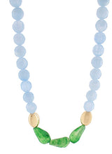 Load image into Gallery viewer, TEARDROP ACCENT STONE NECKLACE
