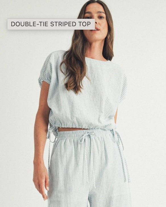 Cap Sleeve Crew Neck Top