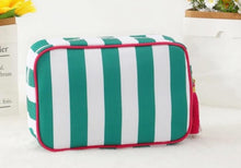 Load image into Gallery viewer, Striped Nylon Padded Pouch
