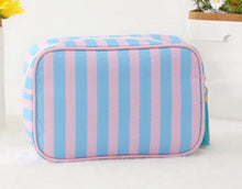Load image into Gallery viewer, Striped Nylon Padded Pouch
