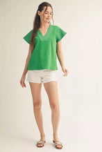 Load image into Gallery viewer, GRACIE V-NECK TOP

