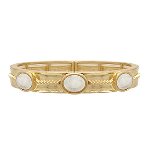 GS White/Gold Bracelet