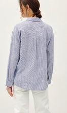 Load image into Gallery viewer, PINSTRIPE BUTTON DOWN SHIRT
