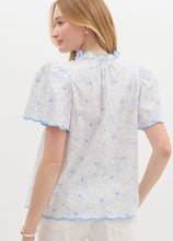 Load image into Gallery viewer, Floral Print Split V-neck Top
