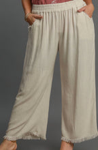 Load image into Gallery viewer, Frayed Hem Wide-Leg Pants
