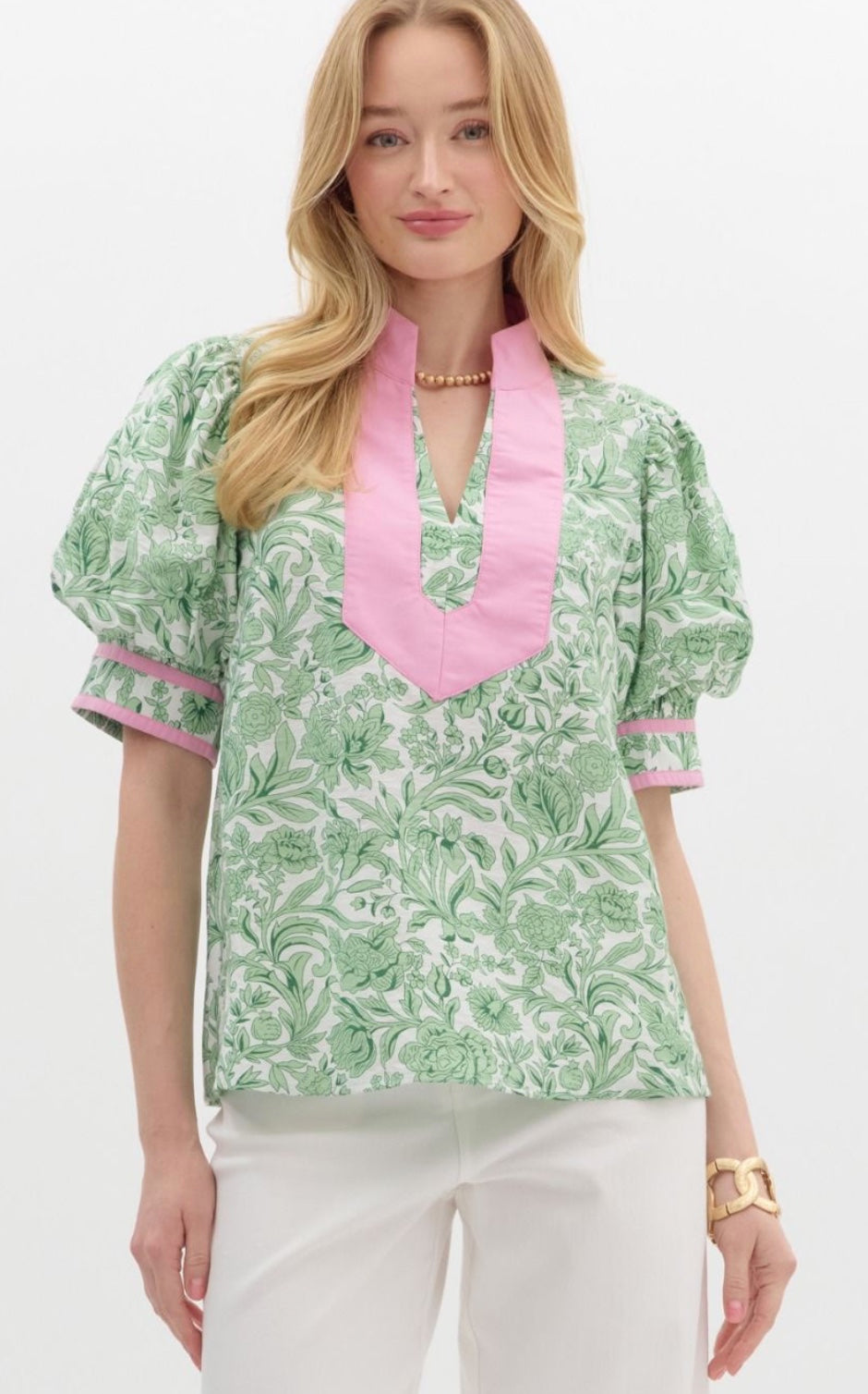 Floral Print Pullover Top