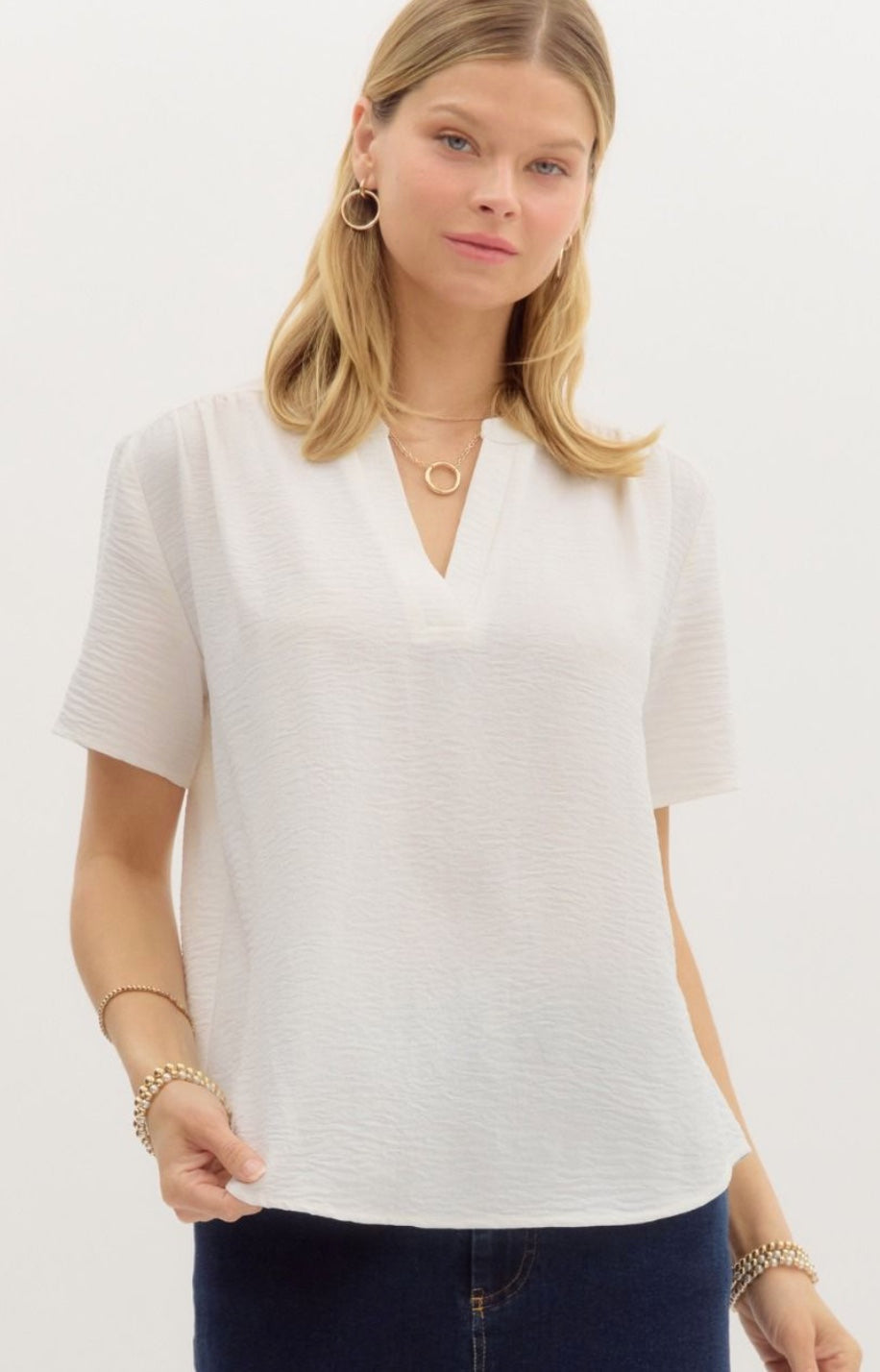Classic V-Neck Top