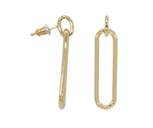 Load image into Gallery viewer, SINGLE PAPER CLIP EARRINGS
