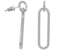 Load image into Gallery viewer, SINGLE PAPER CLIP EARRINGS
