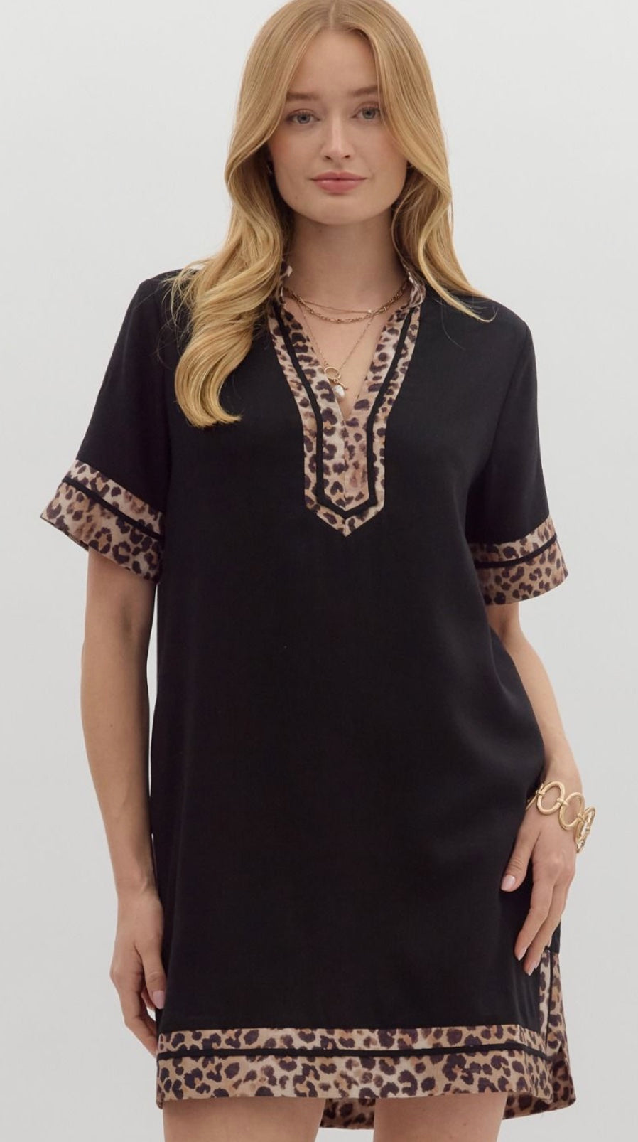Larah Leopard Dress