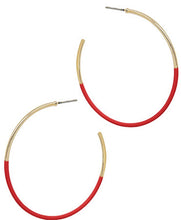 Load image into Gallery viewer, HALF COLOR COATED HOOPS
