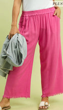 Load image into Gallery viewer, Frayed Hem Wide-Leg Pants
