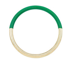 Load image into Gallery viewer, Half Color Coated Bangle Bracelet
