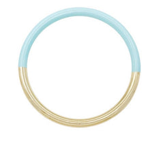 Load image into Gallery viewer, Half Color Coated Bangle Bracelet
