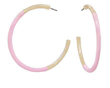 Load image into Gallery viewer, Half Color Coated Hoops
