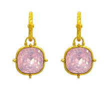 Load image into Gallery viewer, Square Stone Earrings
