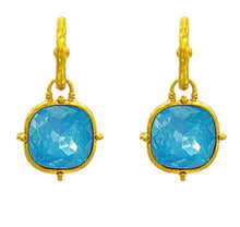 Load image into Gallery viewer, Square Stone Earrings
