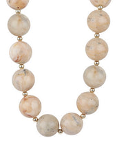 Load image into Gallery viewer, Marble Acrylic Bead Necklace
