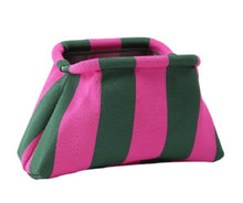 Load image into Gallery viewer, STRIPED CLASP CLUTCH BAG
