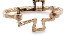Load image into Gallery viewer, Hinged Cross Bracelet
