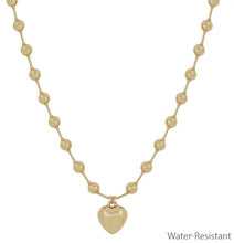 Load image into Gallery viewer, / Beaded Heart Necklace
